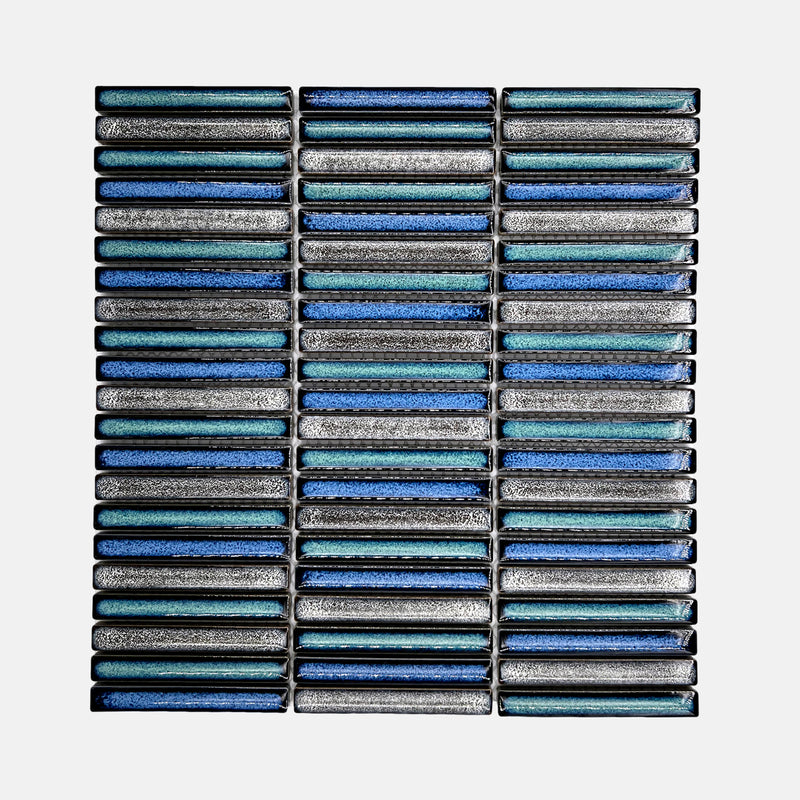 Porcelain Mosaic | Kit Kat | 12x92 | CT129218 | Gloss