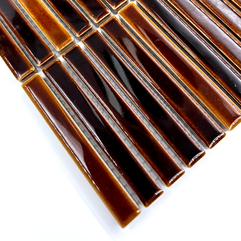 Porcelain Mosaic | Kit Kat | 12x92 | CT129237 | Gloss