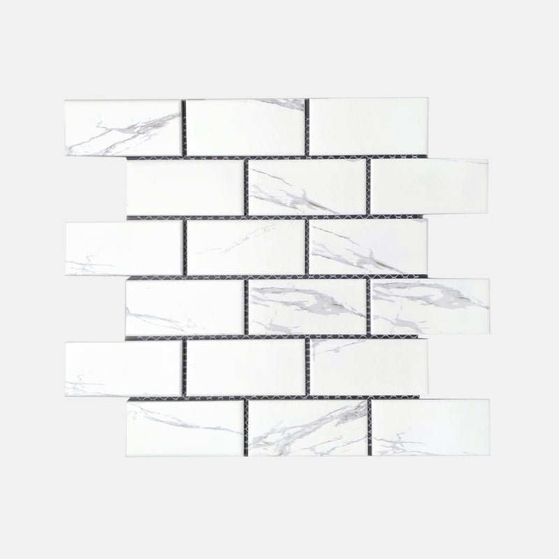 Porcelain Mosaic | Carrara | 45x95 | KLB459501 | Matt