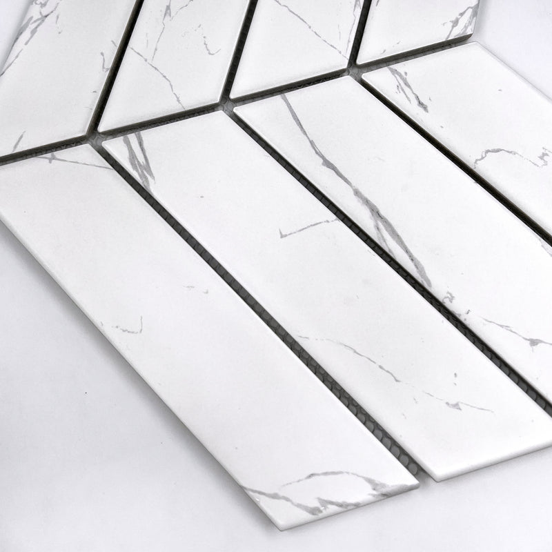 Porcelain Mosaic | Carrara | 45x180 | KLB5218001 | Matt