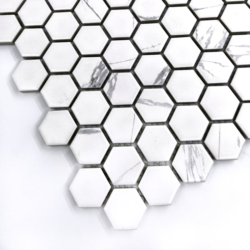 Porcelain Mosaic | Carrara | 23x26 | LJK2339 | Matt