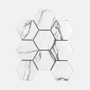 Porcelain Mosaic | Carrara | 95x110 | LJK9512 | Matt