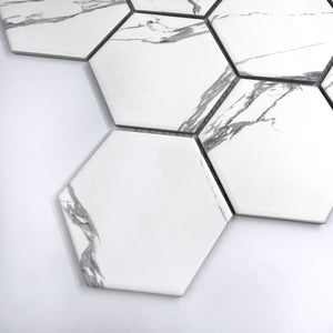 Porcelain Mosaic | Carrara | 95x110 | LJK9512 | Matt