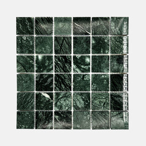 Square Marble Mosaic Green LG08 Polished