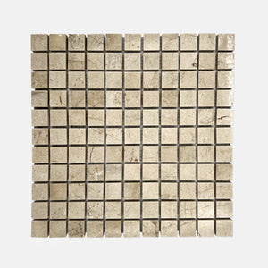 Square Marble Mosaic Emperador Light LV02 Polished