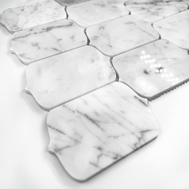 Special Marble Mosaic Carrara White LW22 Polished