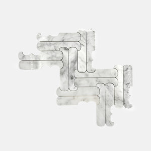 Special Marble Mosaic Carrara White LW45 Polished