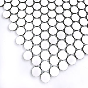 Porcelain Mosaic | Penny Round | D19 | NK1915 | Matt