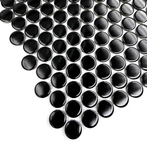Porcelain Mosaic | Penny Round | D19 | NK1917 | Matt