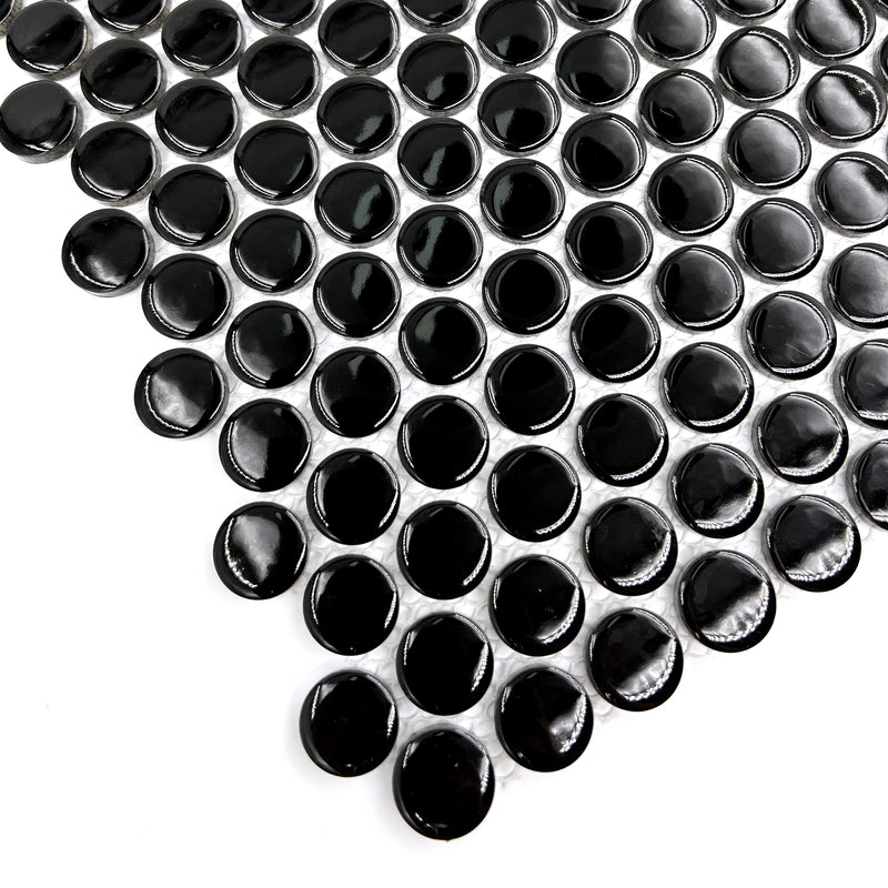 Porcelain Mosaic | Penny Round | D19 | NK1918 | Gloss
