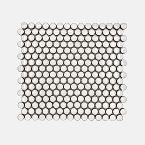 Porcelain Mosaic | Penny Round | D19 | NKJ1941 | Gloss