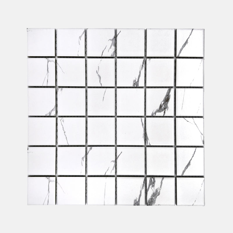Porcelain Mosaic | Carrara | 48x48 | TCK4864 | Matt