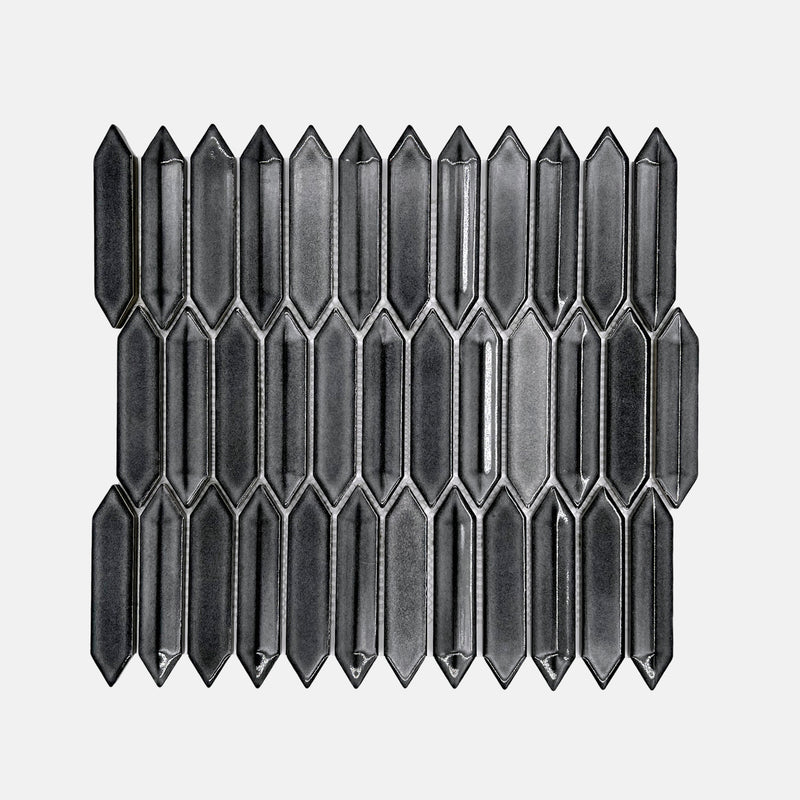 Porcelain Mosaic | Long Hexagon | 23x107 | XJJ2310704 | Gloss