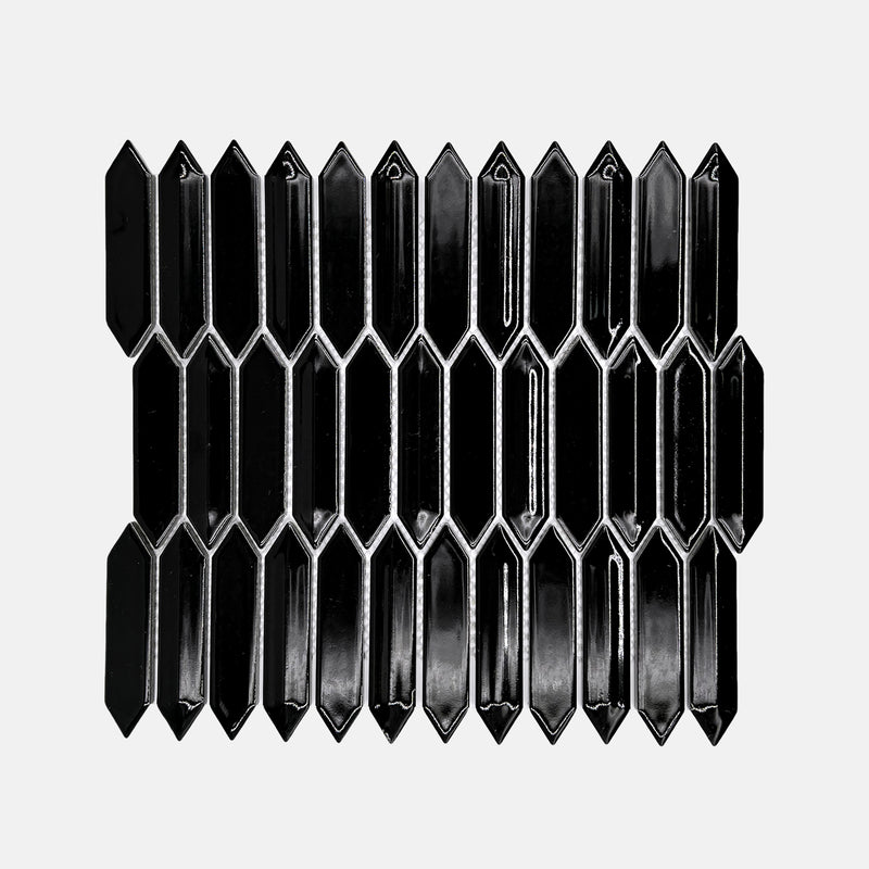 Porcelain Mosaic | Long Hexagon | 23x107 | XJJ2310705 | Gloss