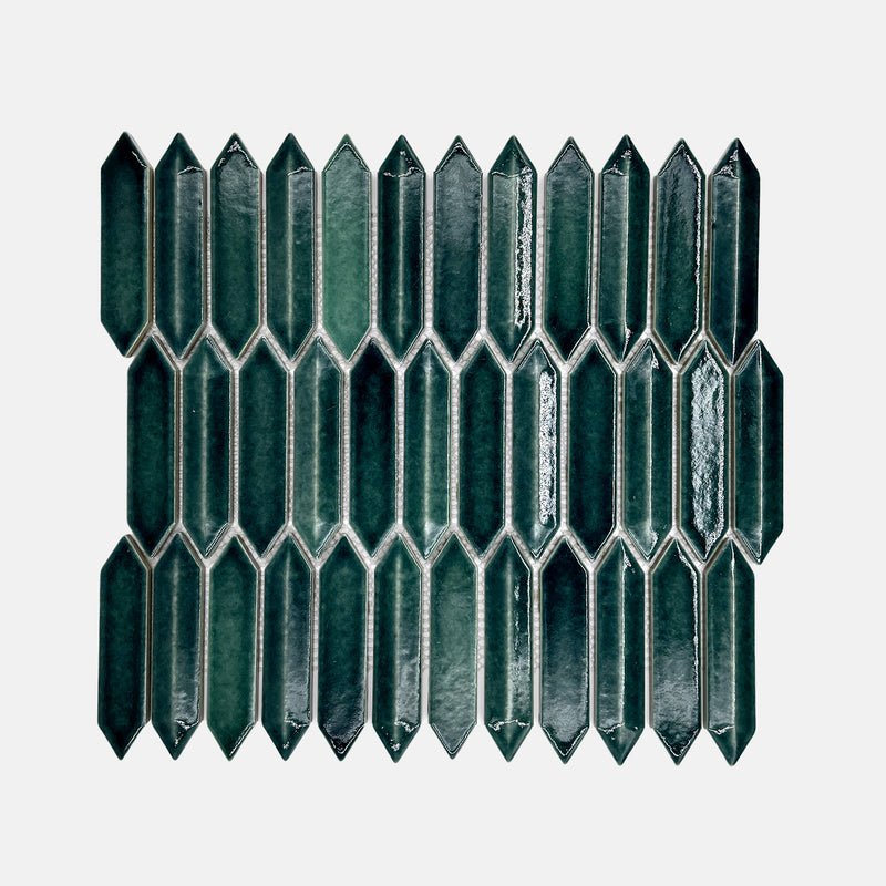 Porcelain Mosaic | Long Hexagon | 23x107 | XJJ2310706 | Gloss