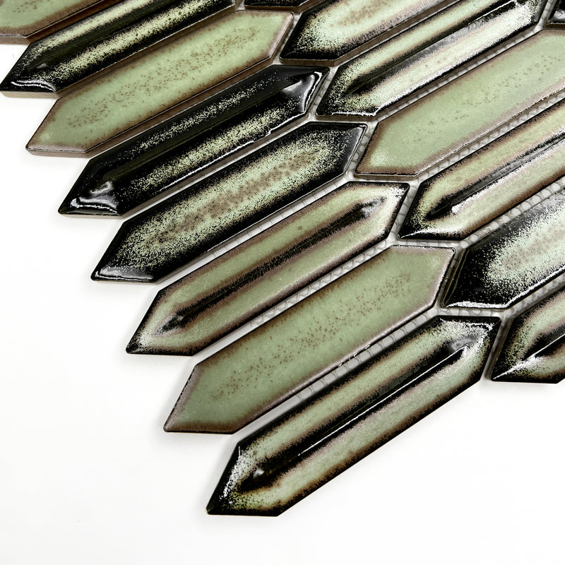 Porcelain Mosaic | Long Hexagon | 23x107 | XJJ2310711 | Matt