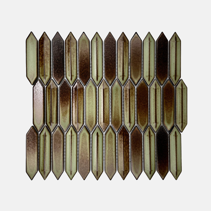 Porcelain Mosaic | Long Hexagon | 23x107 | XJJ2310713 | Matt