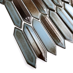 Porcelain Mosaic | Long Hexagon | 23x107 | XJJ2310718 | Matt