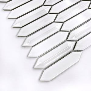 Porcelain Mosaic | Long Hexagon | 23x107 | XJY2310701 | Gloss